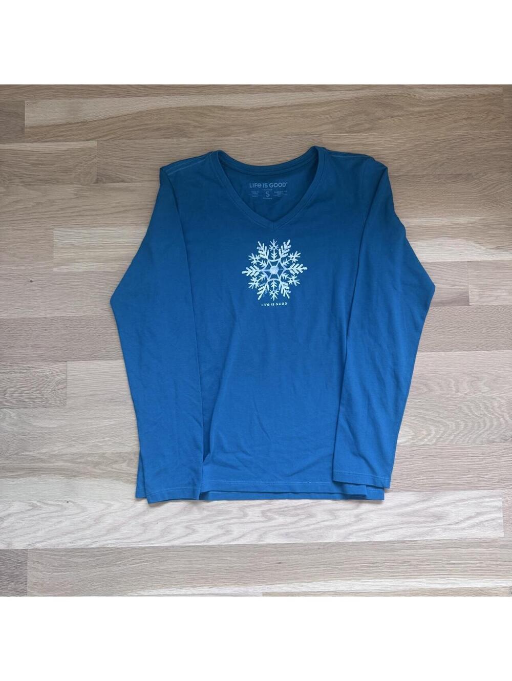 Life Is Good Snowflake Crusher Long Sleeve Shirt
